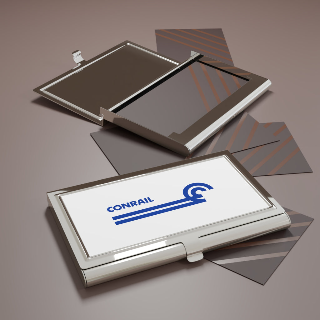 Conrail (Consolidated Rail Corporation) Metal Business Card Holder
