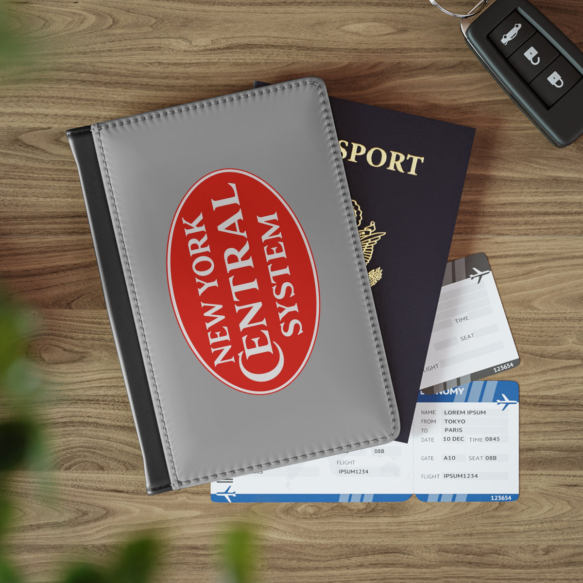 New York Central Railroad Passport Cover