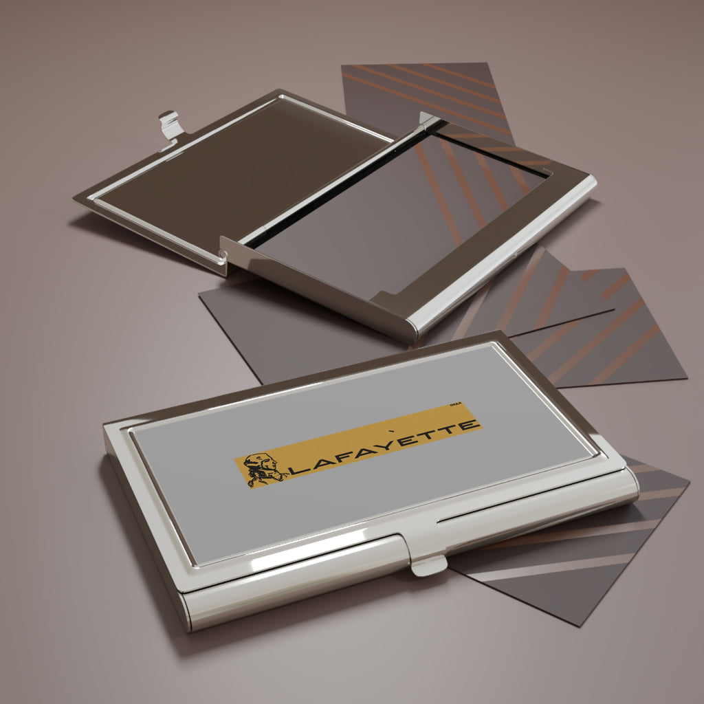 Lafayette Radio Electronics Metal Business Card Holder
