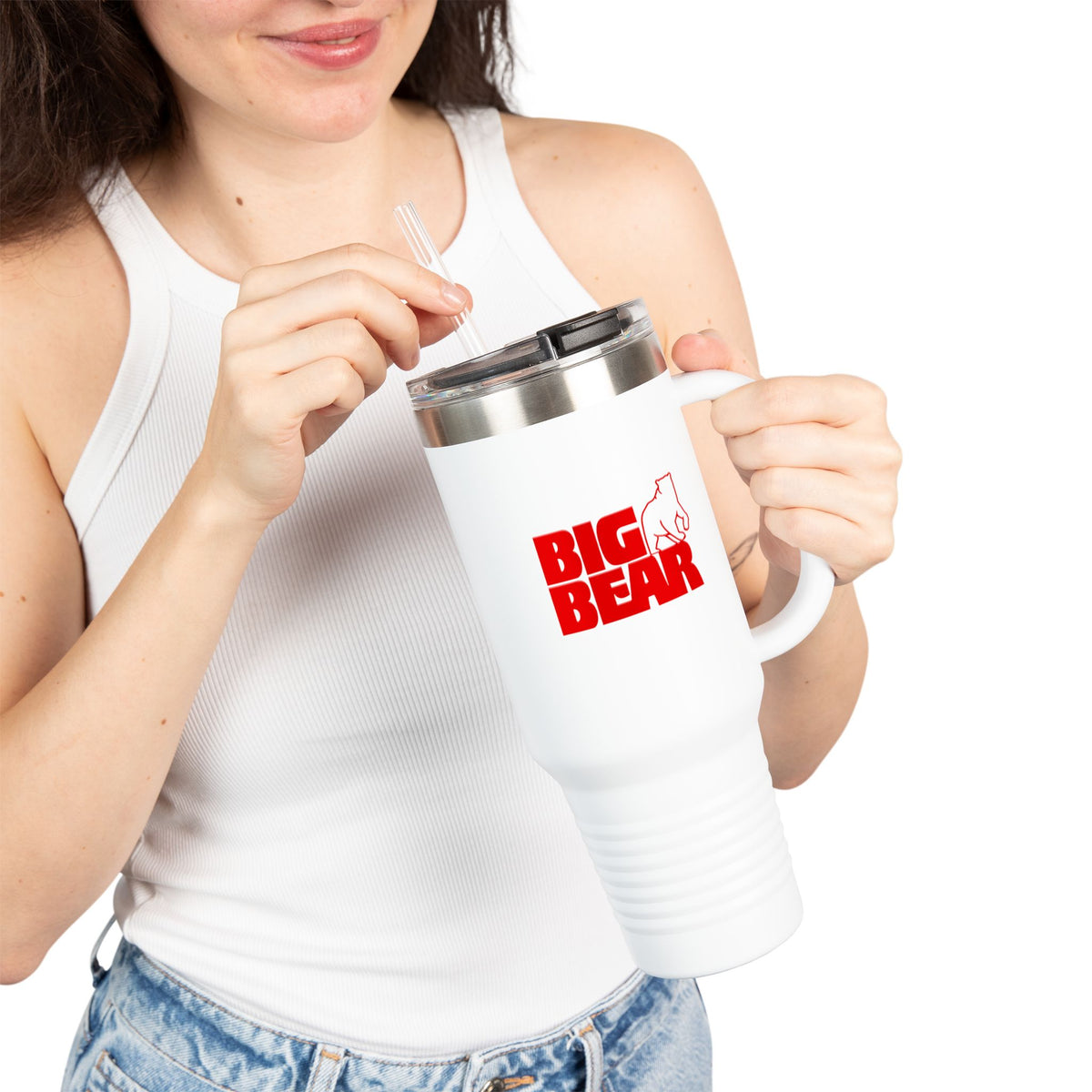 Big Bear Stores 40oz Insulated Travel Mug Stainless Tumbler