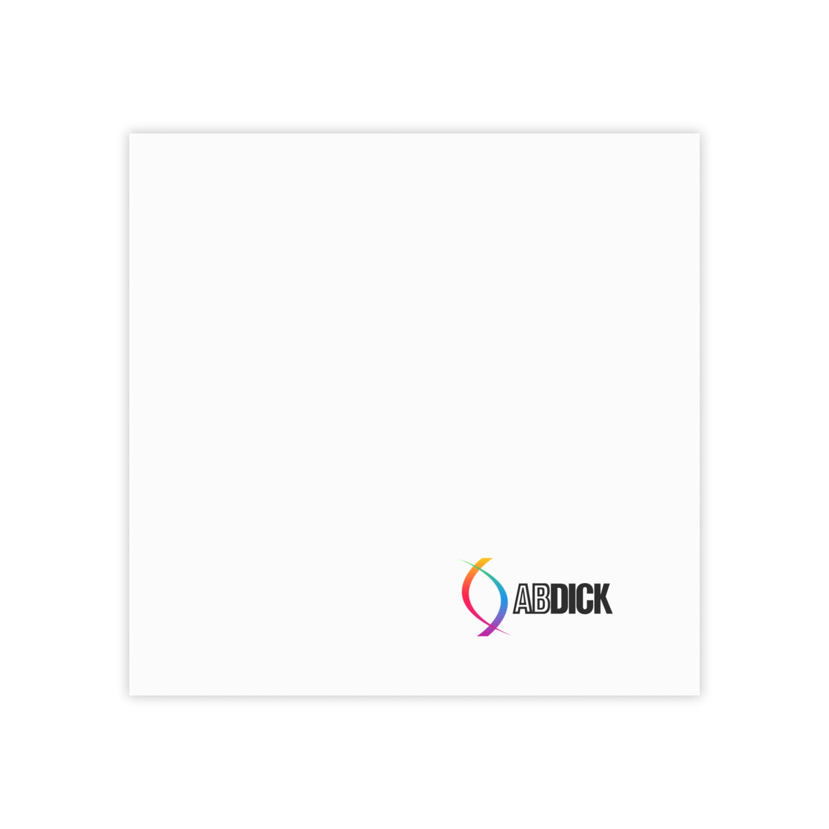 A. B. Dick Company Sticky Post-it Note Pad