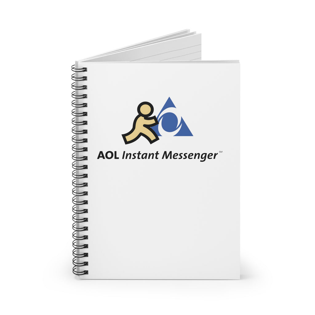 AOL Instant Messenger (AIM) Spiral Notebook