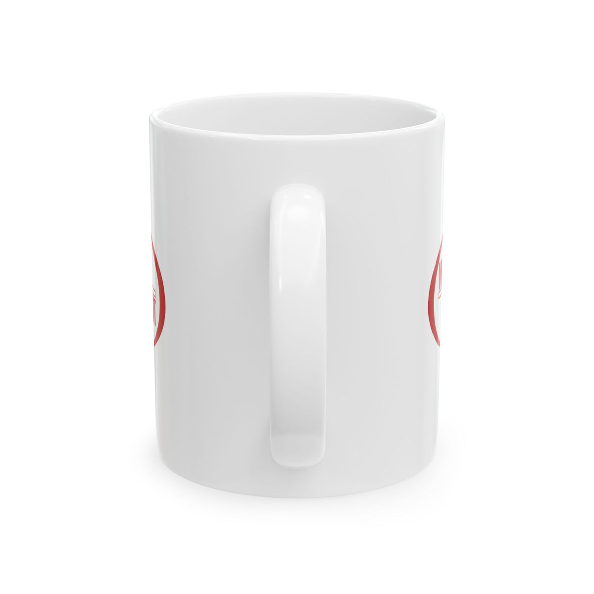 White Front Ceramic Coffee Mug