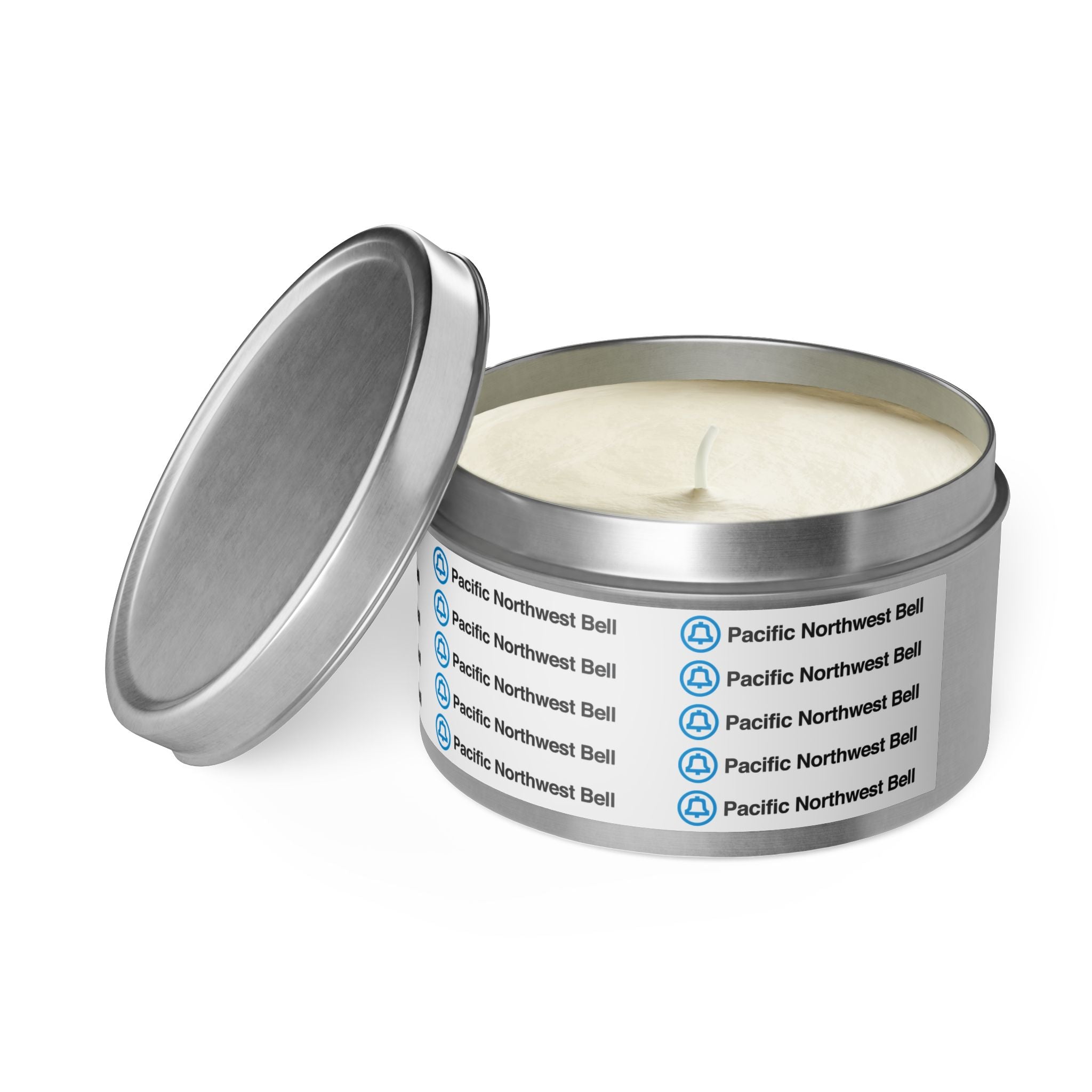 Pacific Northwest Bell Tin Candle