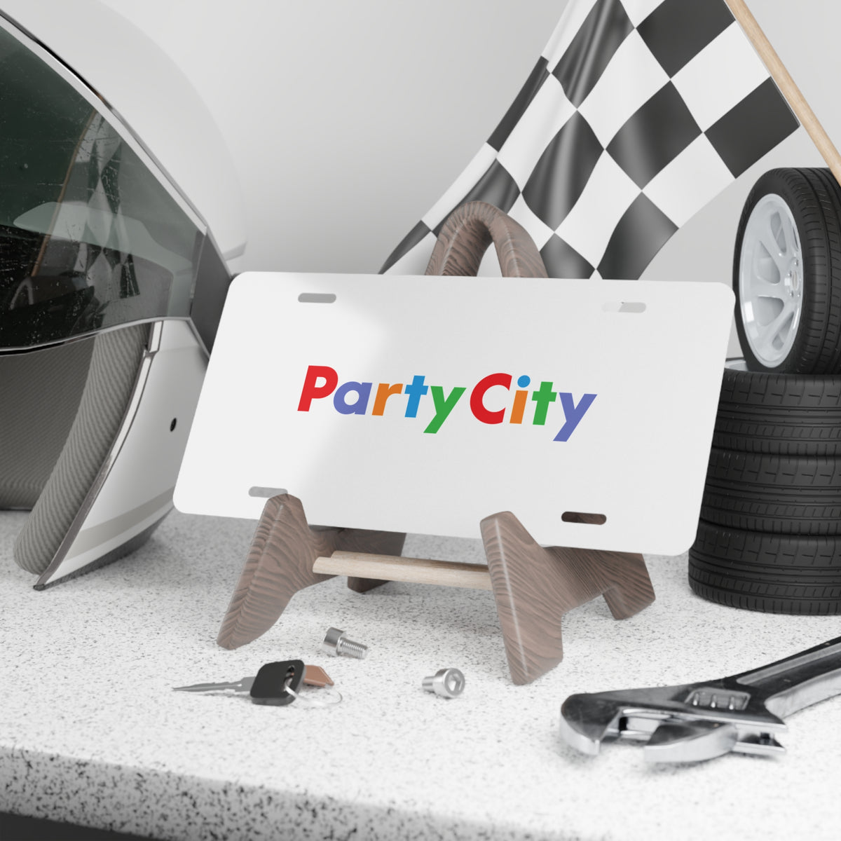 Party City Vanity License Plate