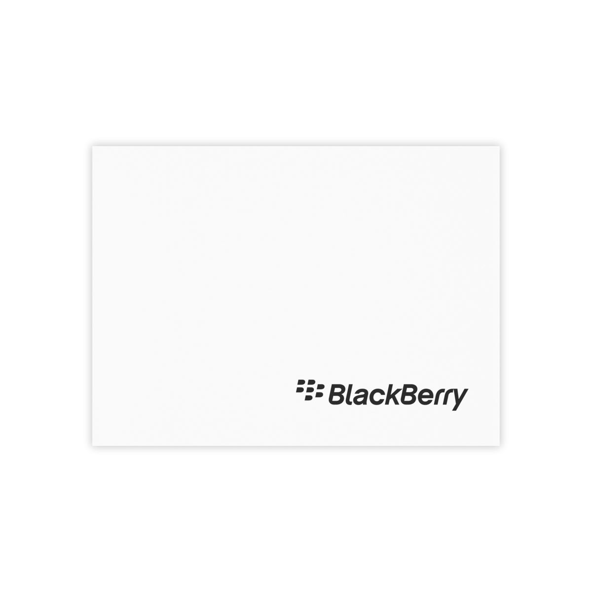 BlackBerry Sticky Post-it Note Pad