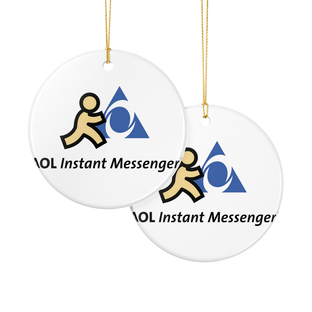 AOL Instant Messenger (AIM) Ceramic Ornament