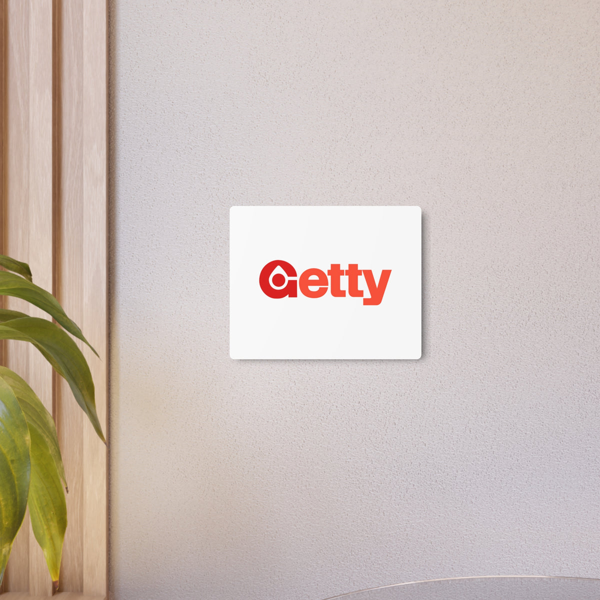 Getty Oil Metal Sign