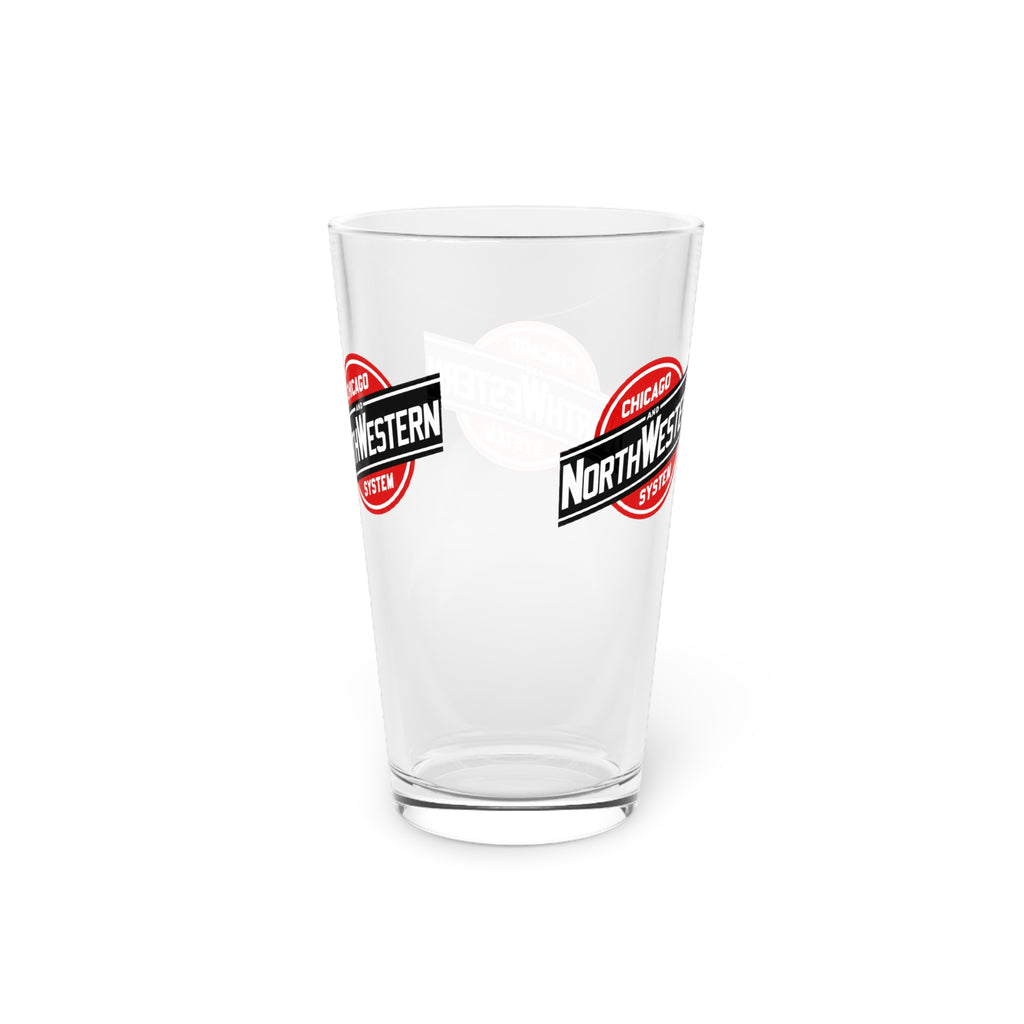 Chicago and North Western Railway 16oz Pint Glass