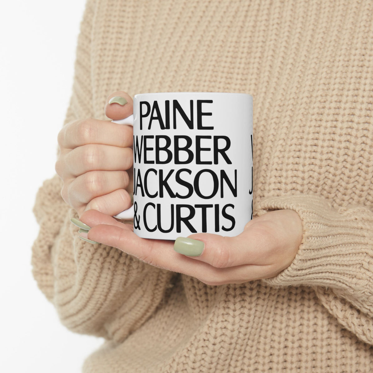 Paine Webber Jackson & Curtis Ceramic Coffee Mug