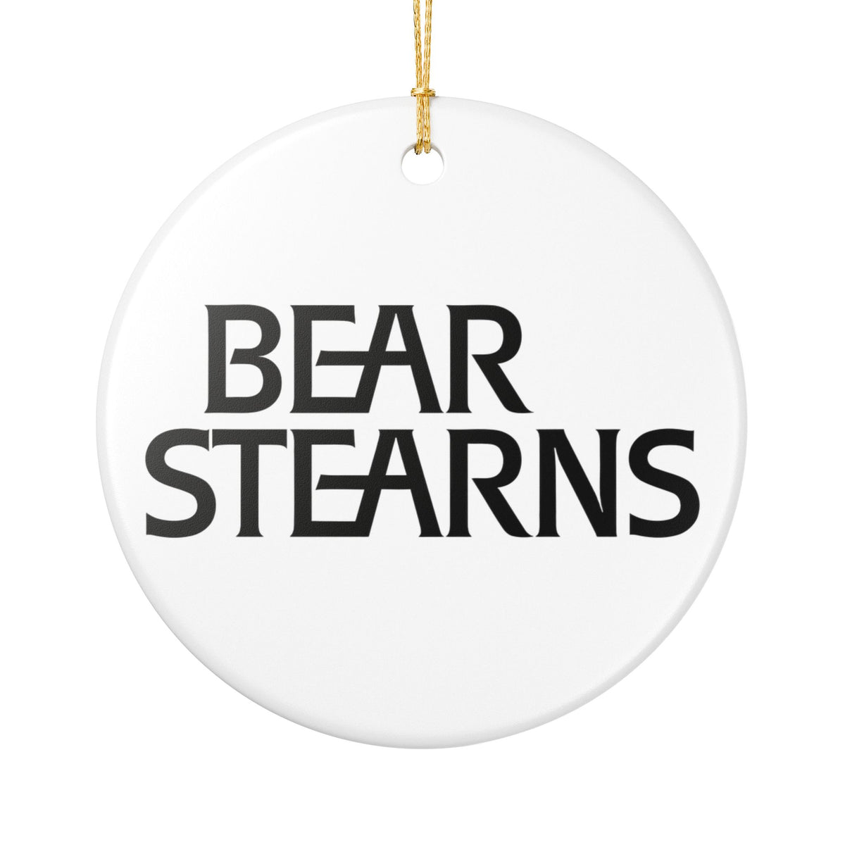 Bear Stearns Ceramic Ornament
