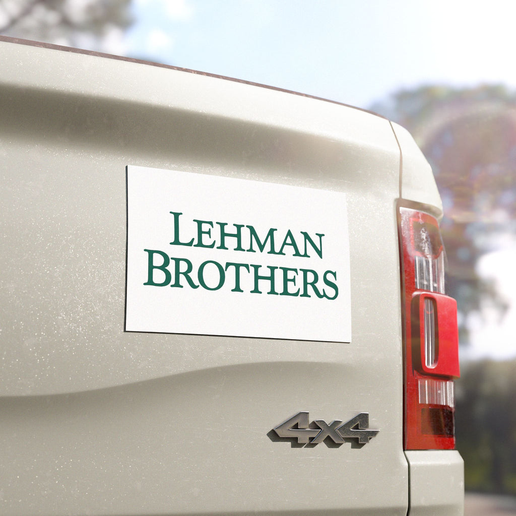 Lehman Brothers Car Magnet
