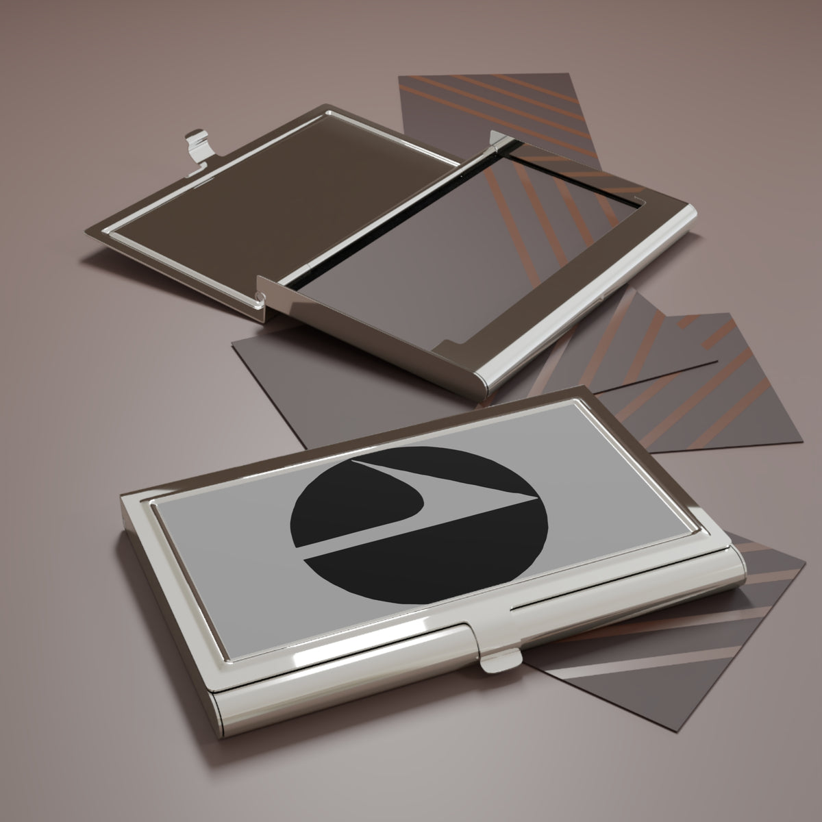 West Coast Airlines Metal Business Card Holder