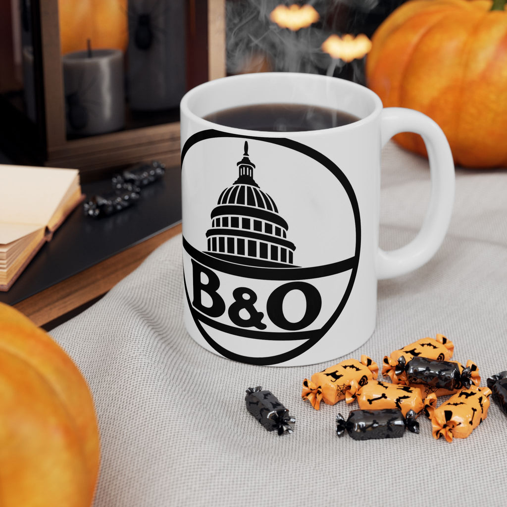 Baltimore and Ohio Railroad Ceramic Coffee Mug