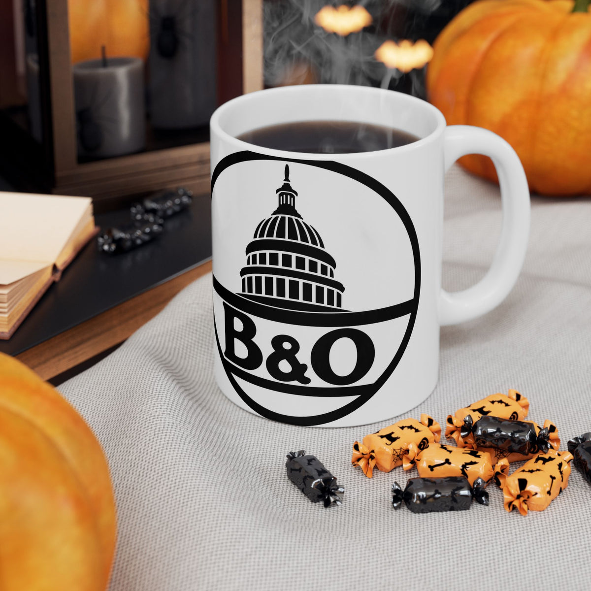 Baltimore and Ohio Railroad Ceramic Coffee Mug