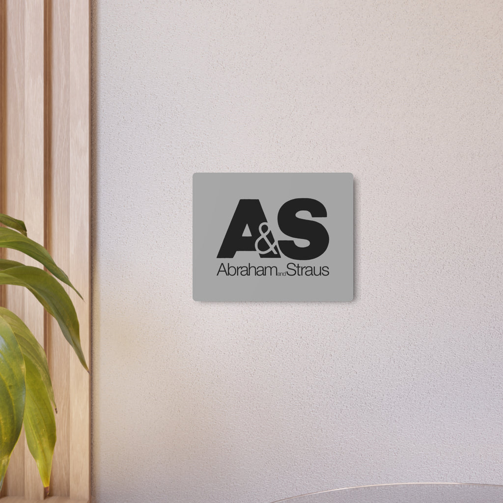 Abraham & Straus Metal Sign