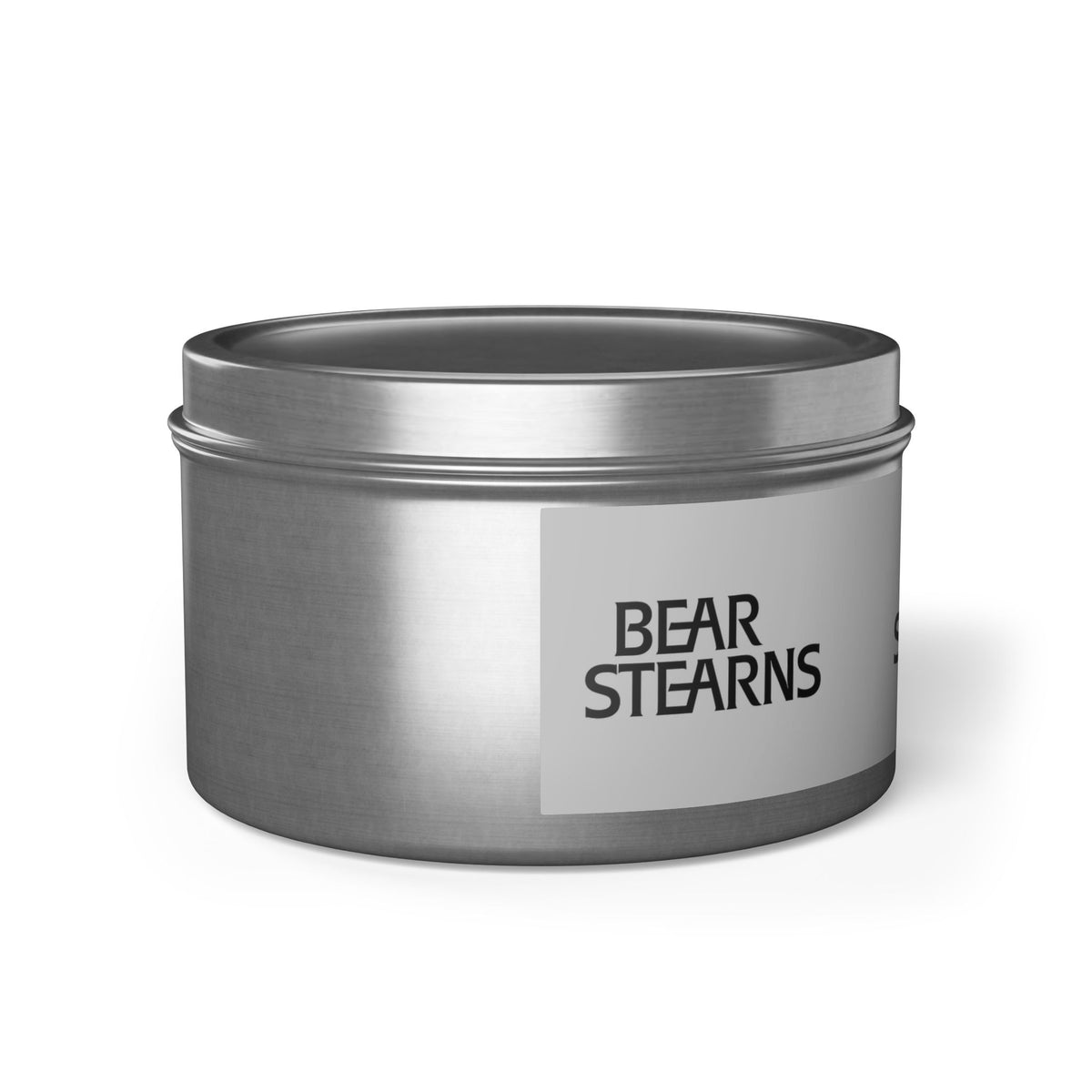 Bear Stearns Tin Candle