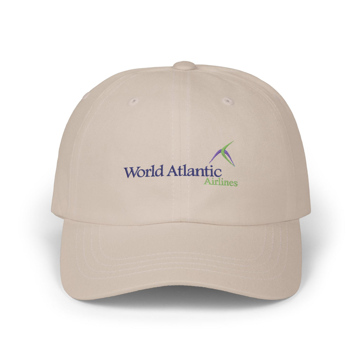World Atlantic Airlines Embroidered Dad Cap Hat