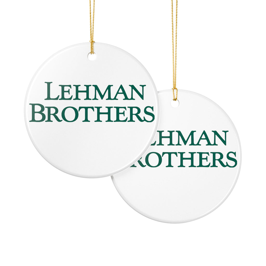 Lehman Brothers Ceramic Ornament