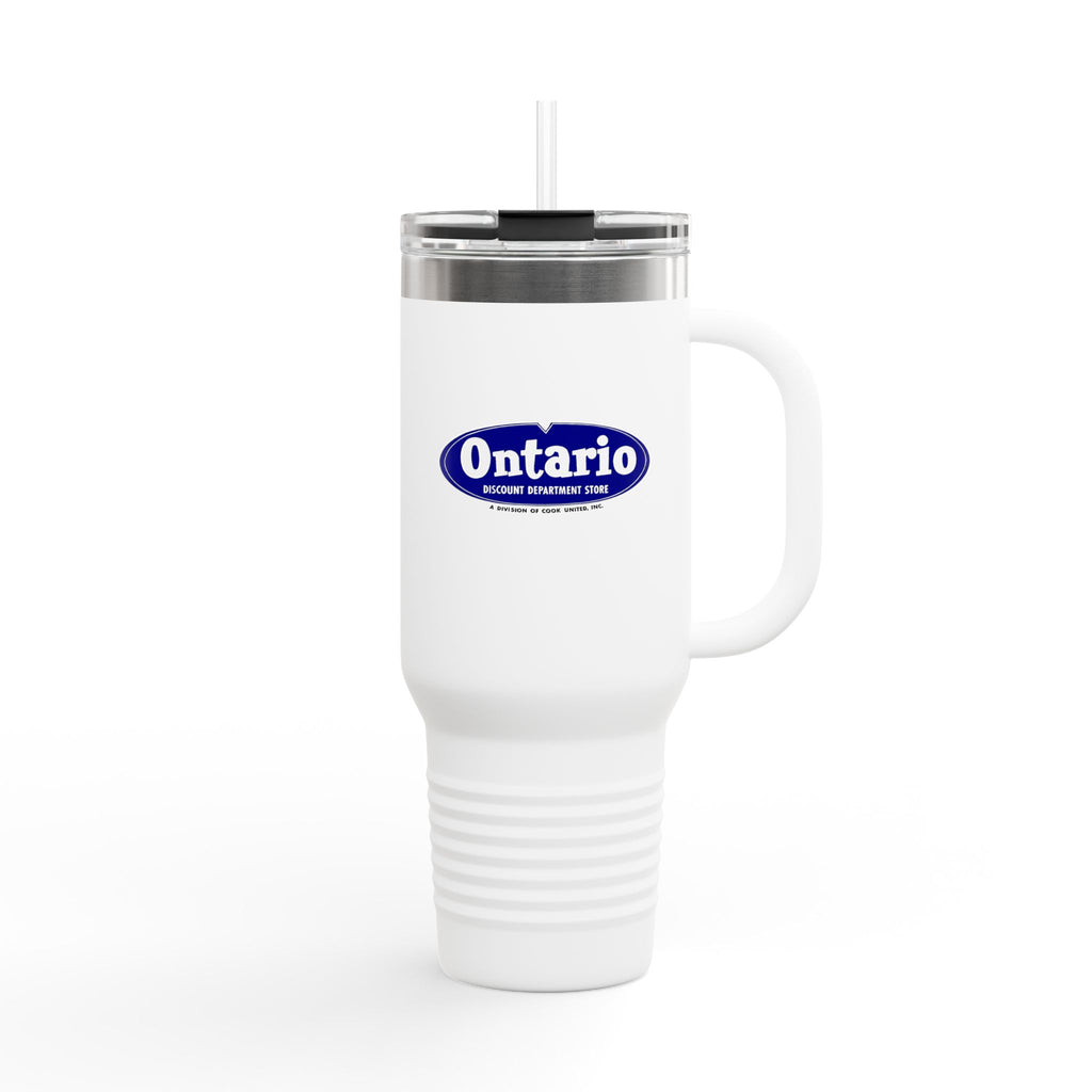 Ontario Discount Department Store 40oz Insulated Travel Mug Stainless Tumbler