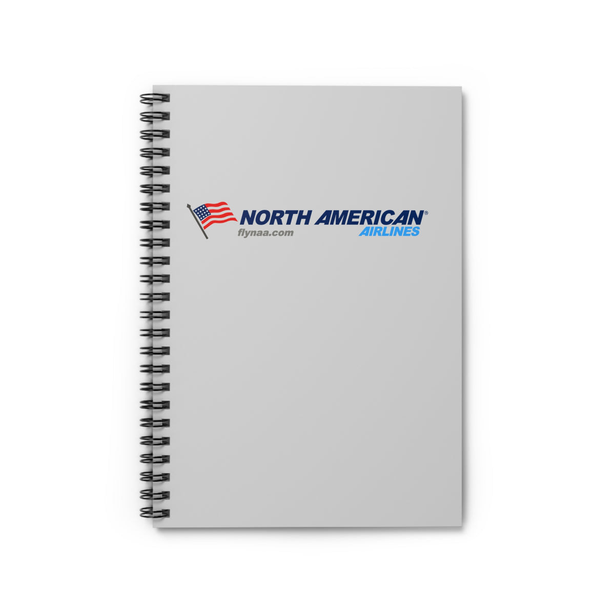 North American Airlines Spiral Notebook