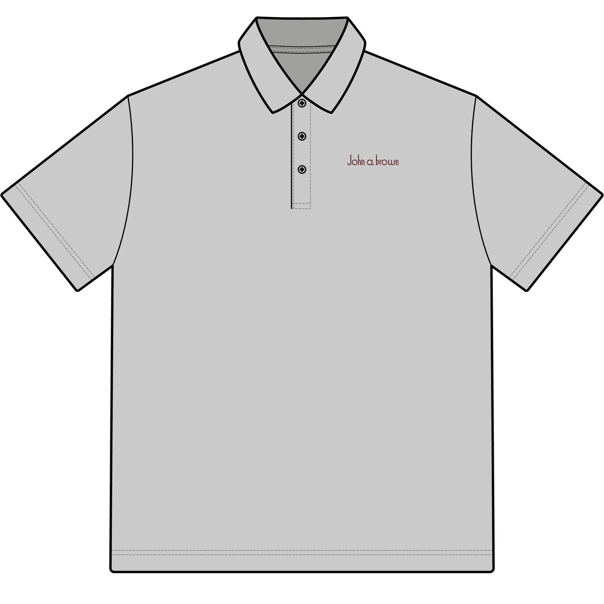 John A. Brown Cotton Polo Shirt