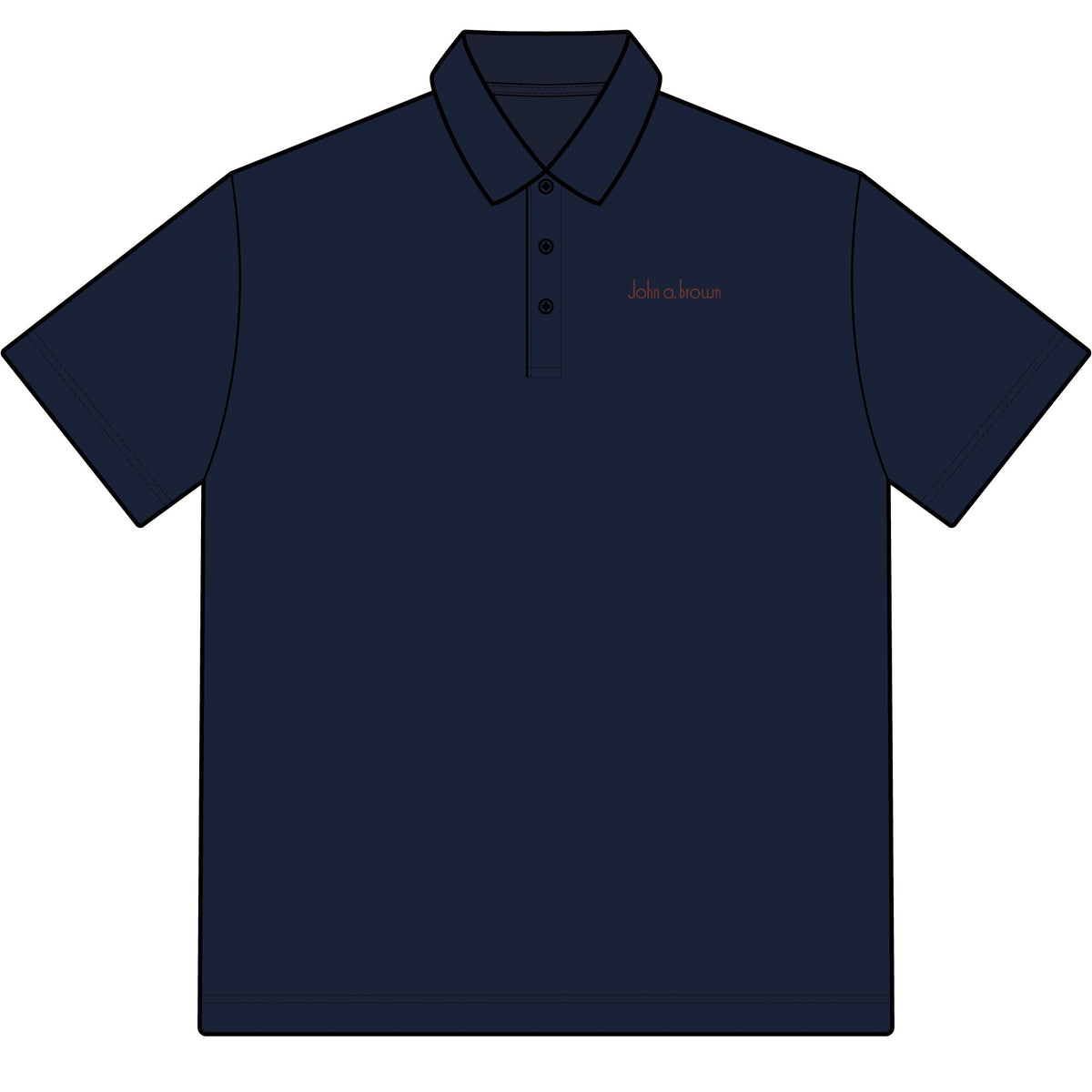 John A. Brown Cotton Polo Shirt
