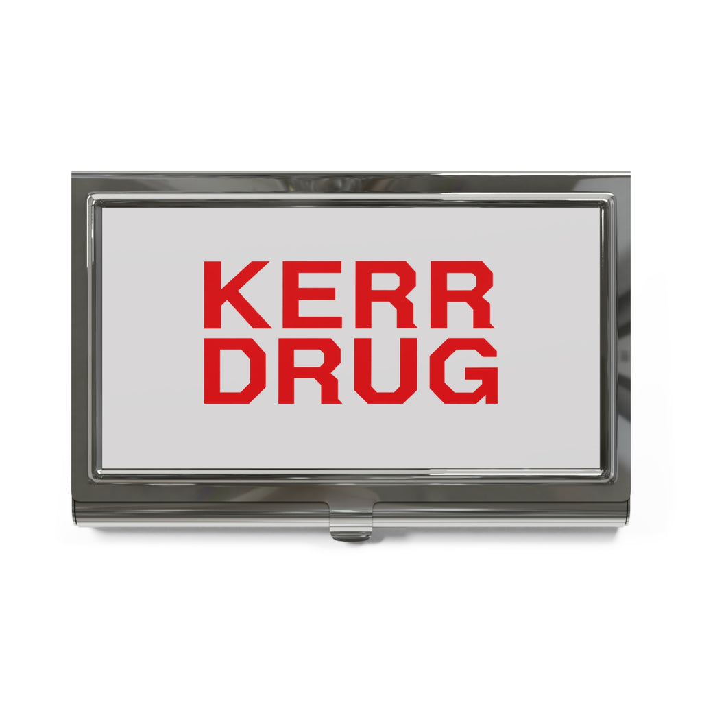 Kerr Drug Metal Business Card Holder