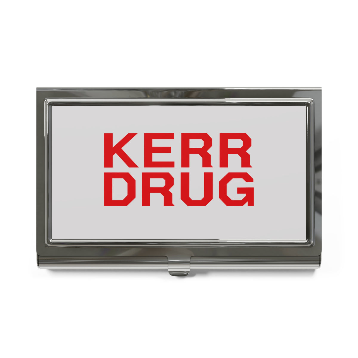 Kerr Drug Metal Business Card Holder