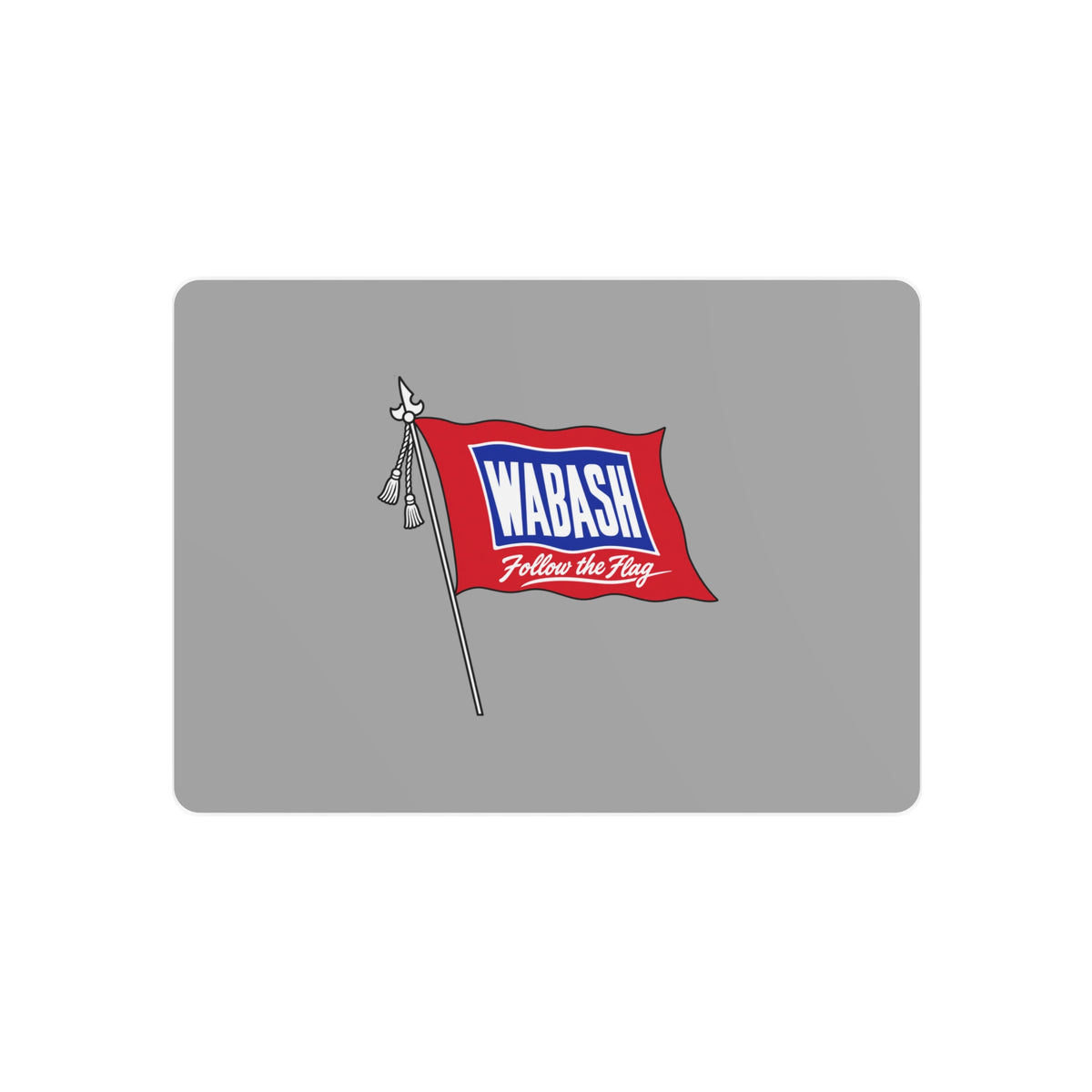 Wabash Railroad Metal Sign