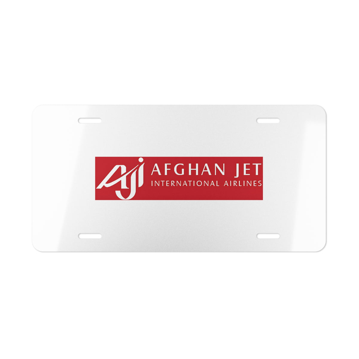 Afghan Jet International Airlines Vanity License Plate