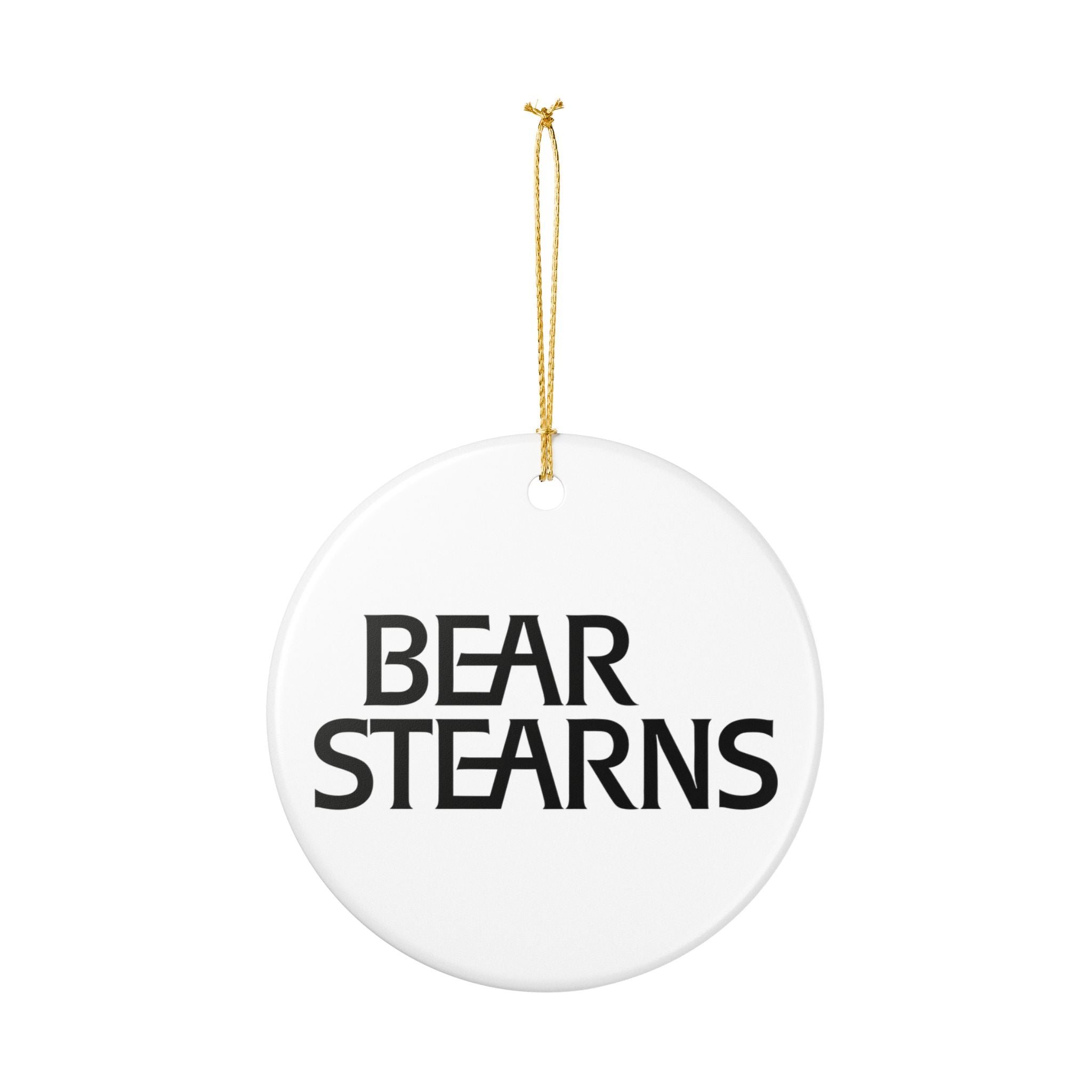 Bear Stearns Ceramic Ornament
