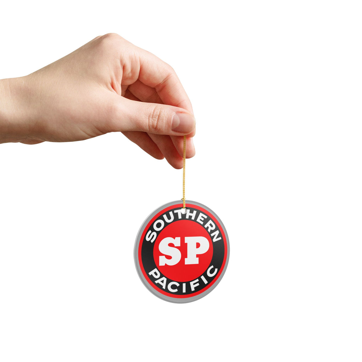 Southern Pacific Railroad Ceramic Ornament