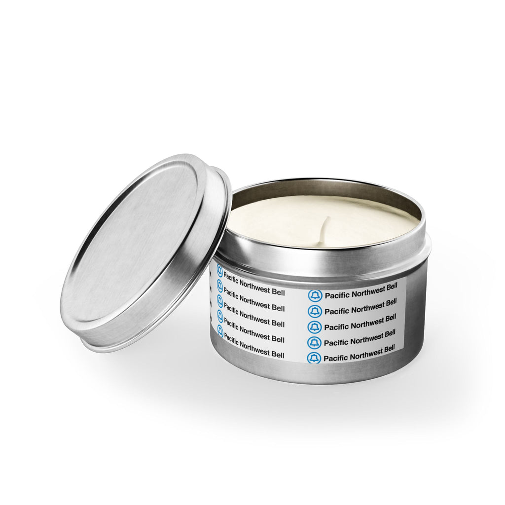Pacific Northwest Bell Tin Candle