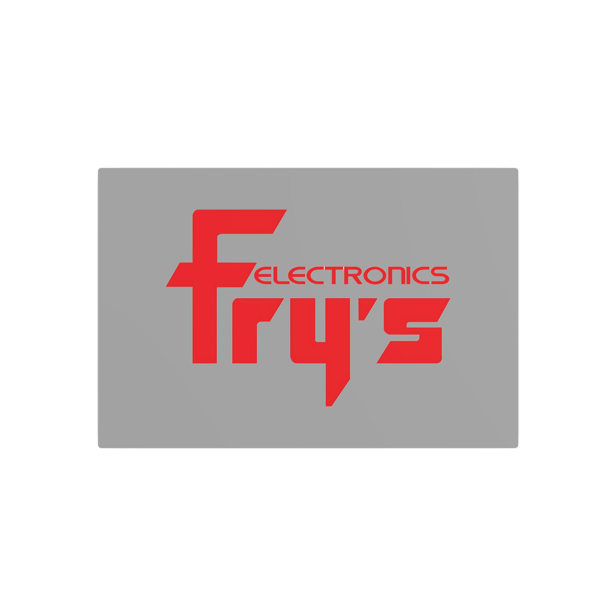 Fry's Electronics Metal Sign