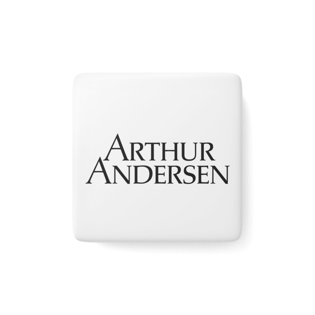 Arthur Andersen Square Porcelain Fridge Magnet