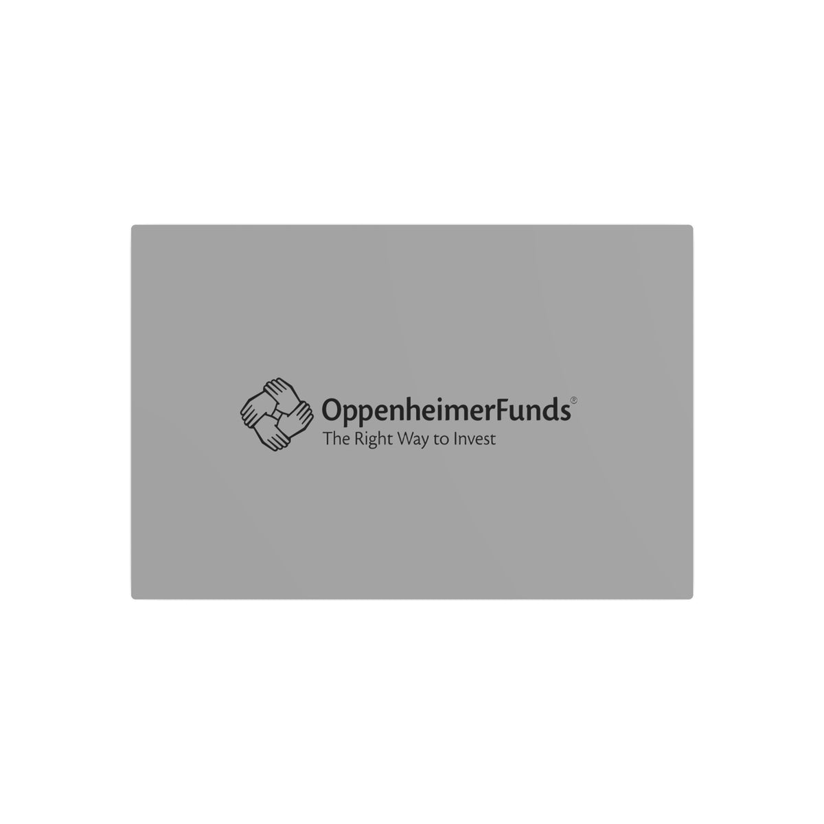 OppenheimerFunds Metal Sign