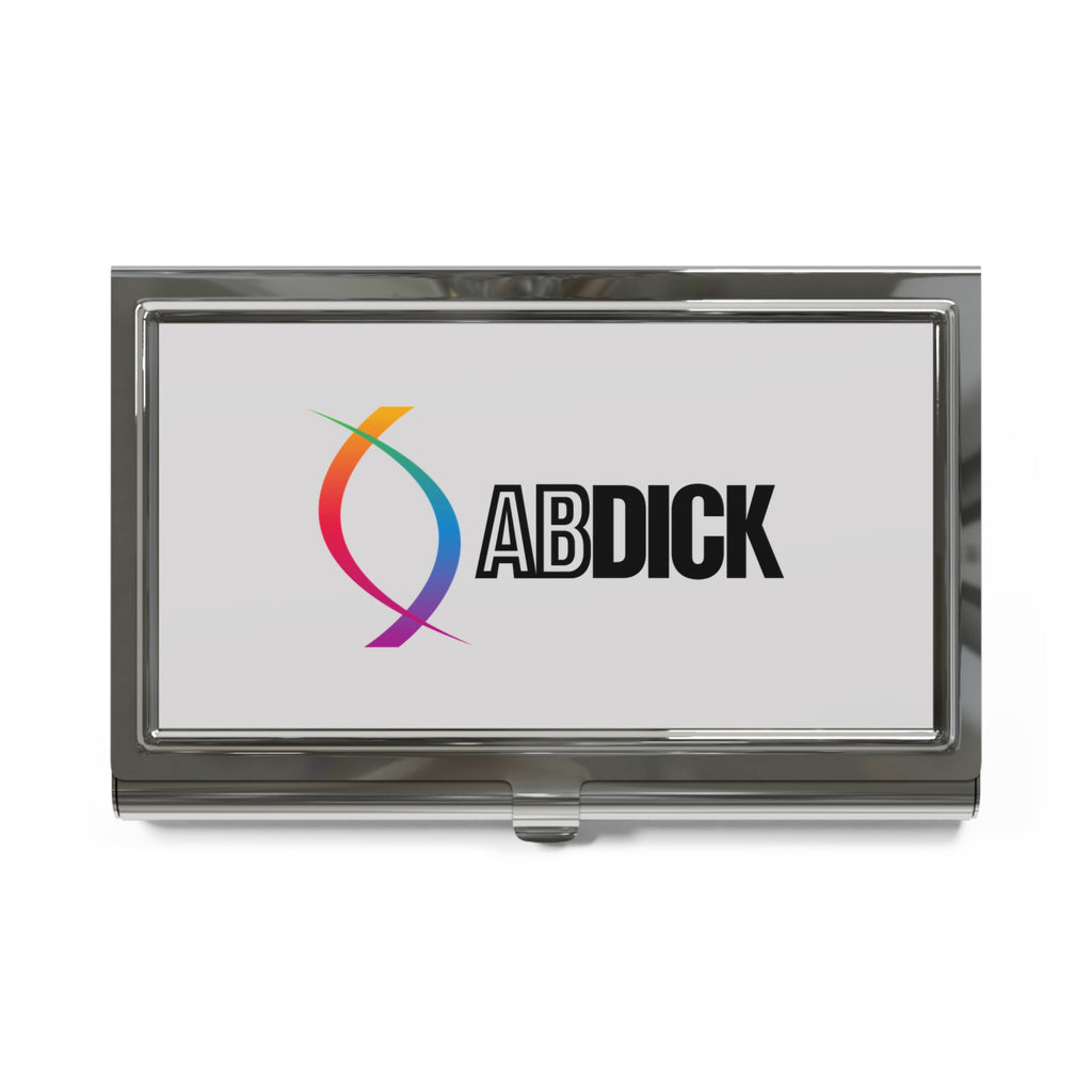 A. B. Dick Company Metal Business Card Holder