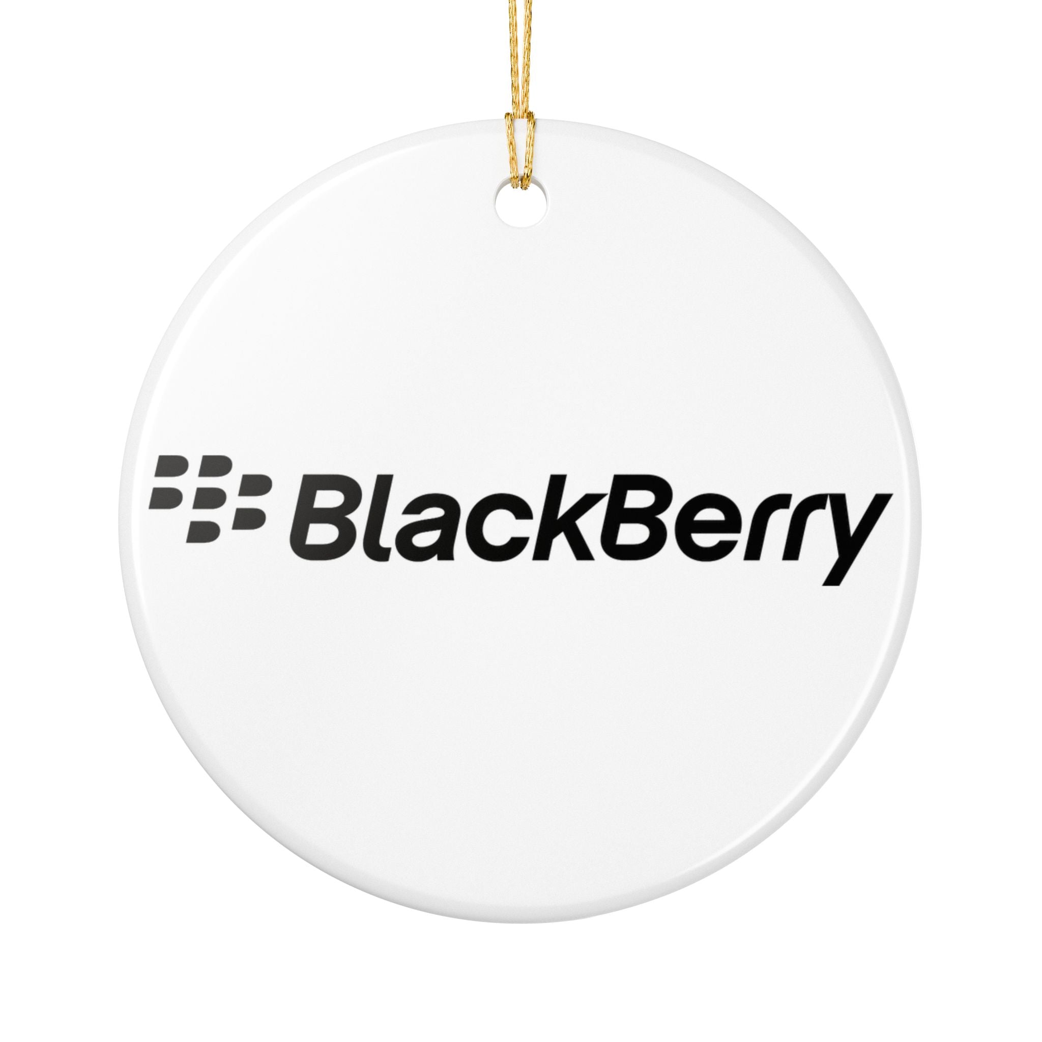 BlackBerry Ceramic Ornament