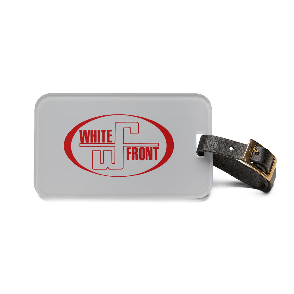 White Front Luggage Tag