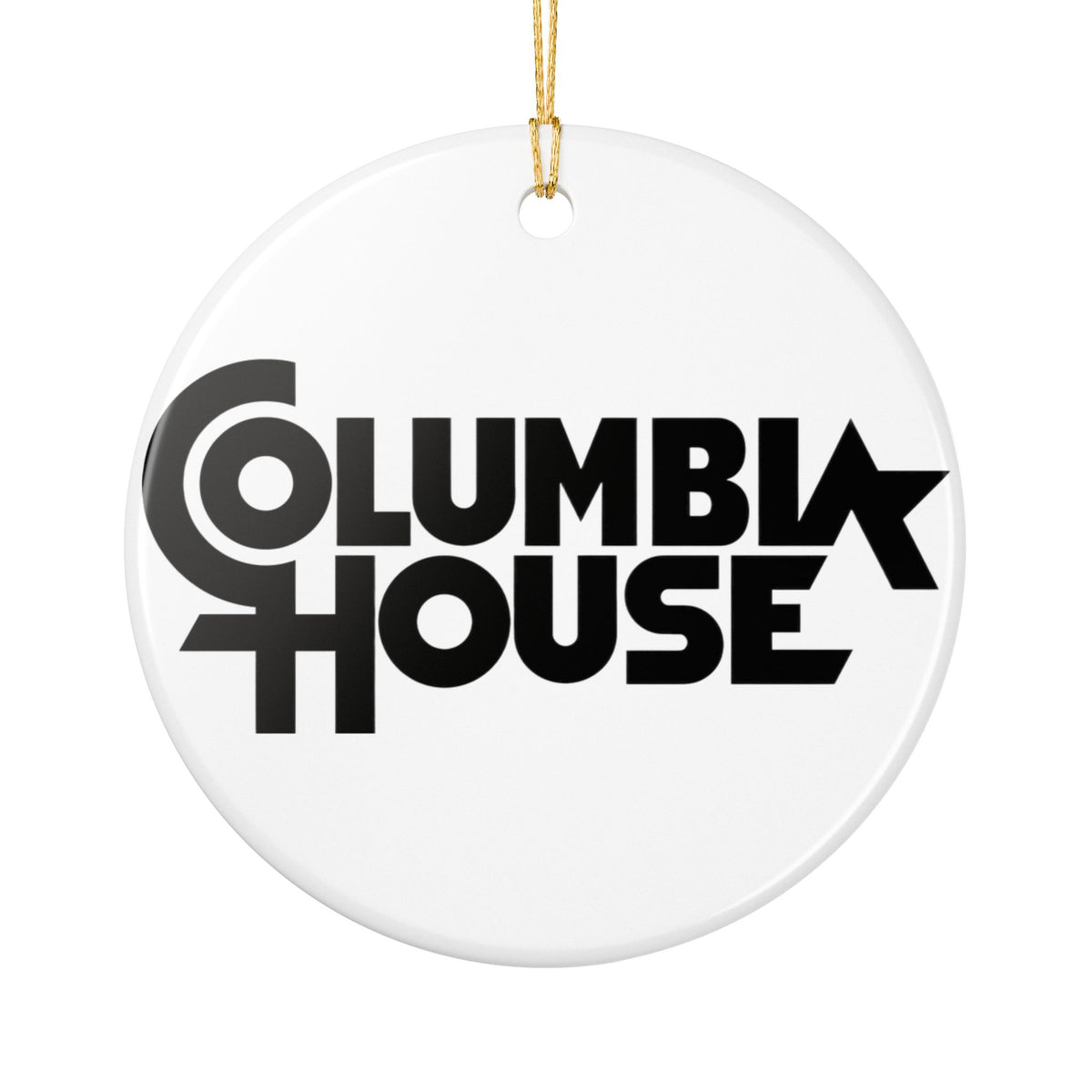 Columbia House Ceramic Ornament