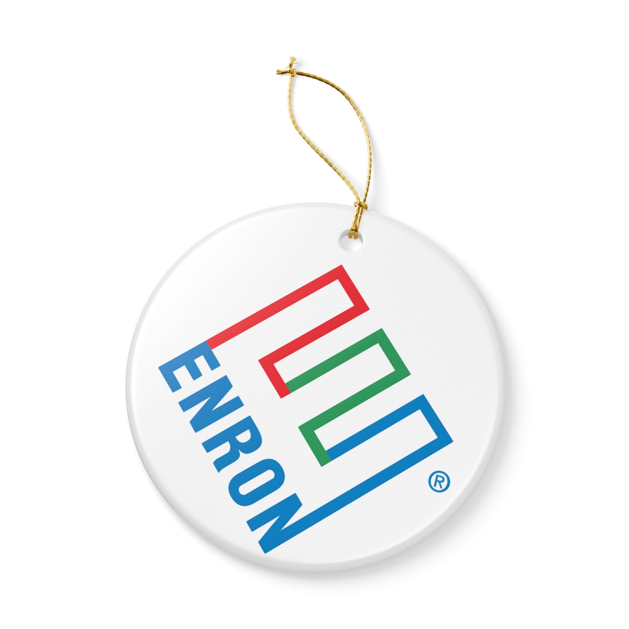 Enron Ceramic Ornament