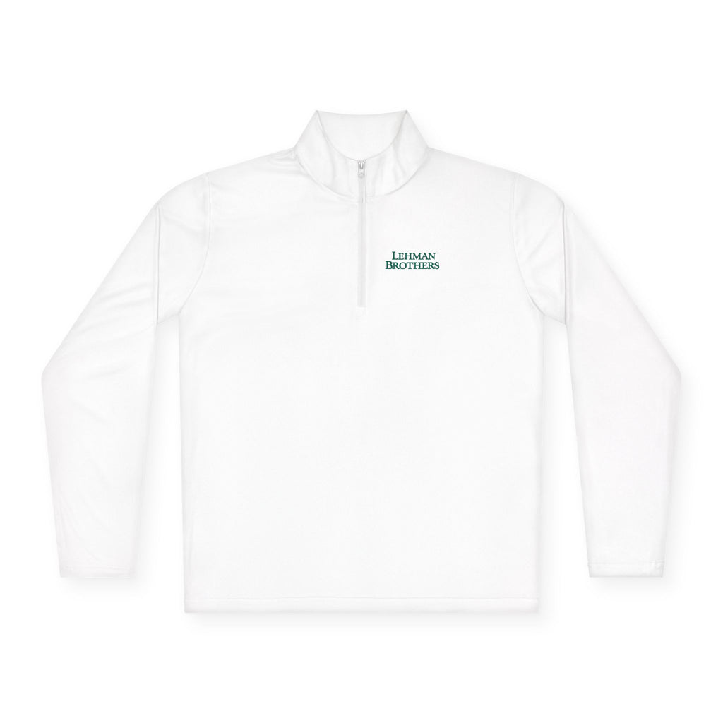 Lehman Brothers Unisex Quarter Zip Pullover