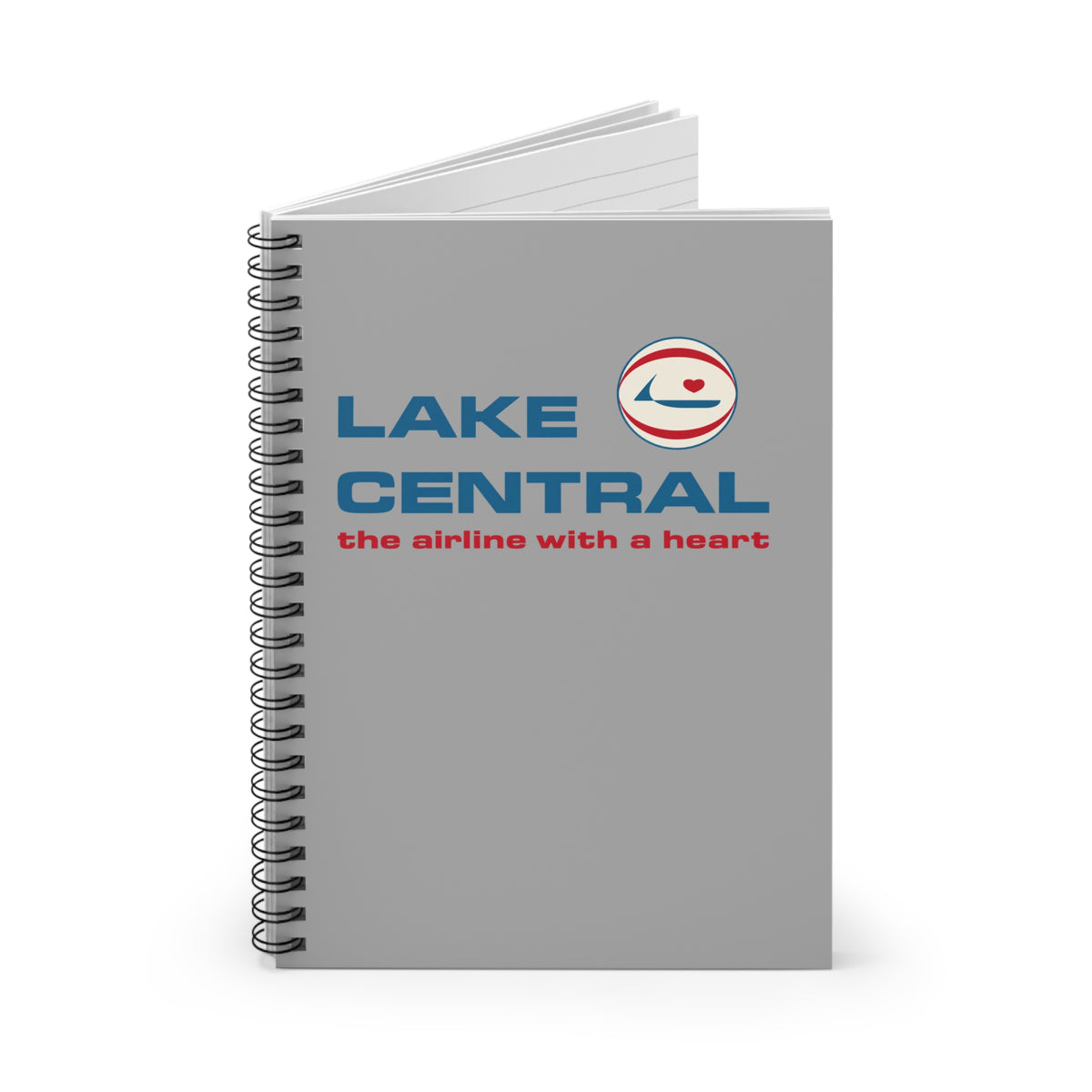 Lake Central Airlines Spiral Notebook