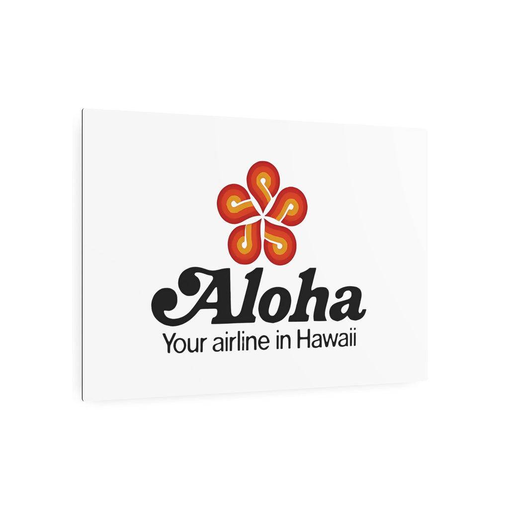 Aloha Airlines Metal Sign