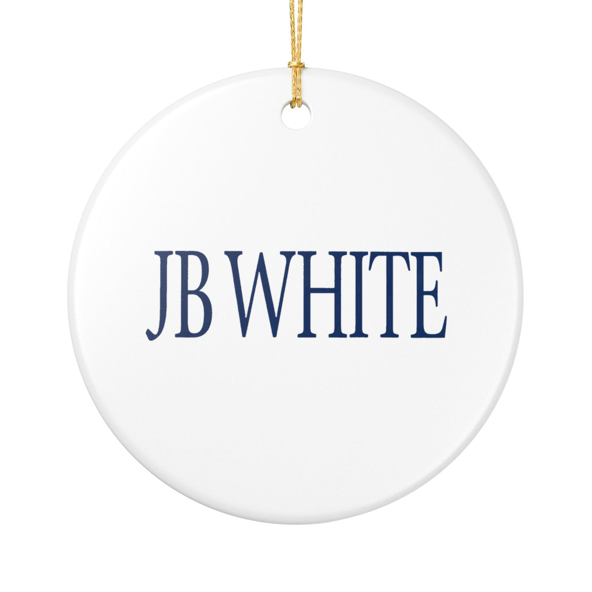 J. B. White Ceramic Ornament