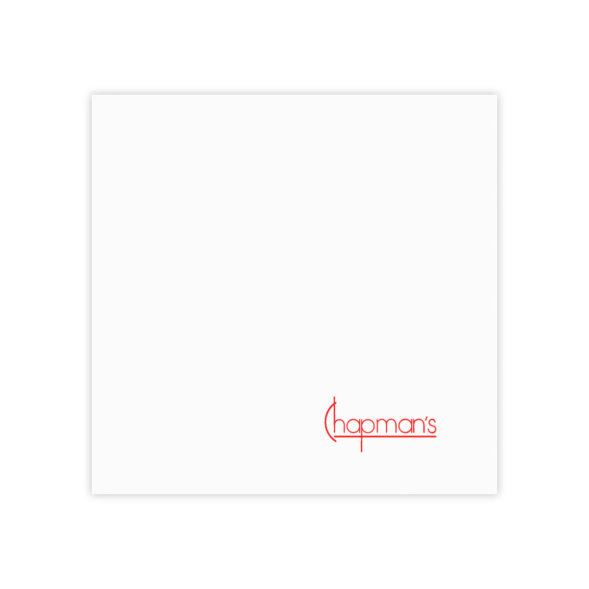 T. A. Chapman Co. Sticky Post-it Note Pad