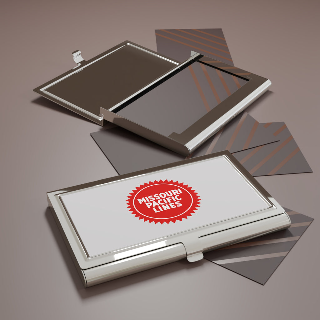 Missouri Pacific Railroad Metal Business Card Holder