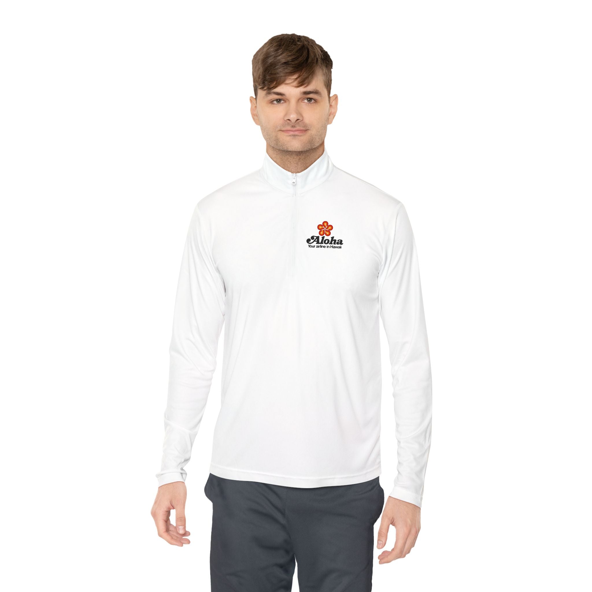 Aloha Airlines Unisex Quarter Zip Pullover