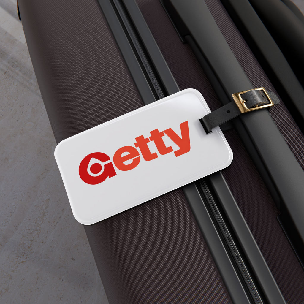 Getty Oil Luggage Tag